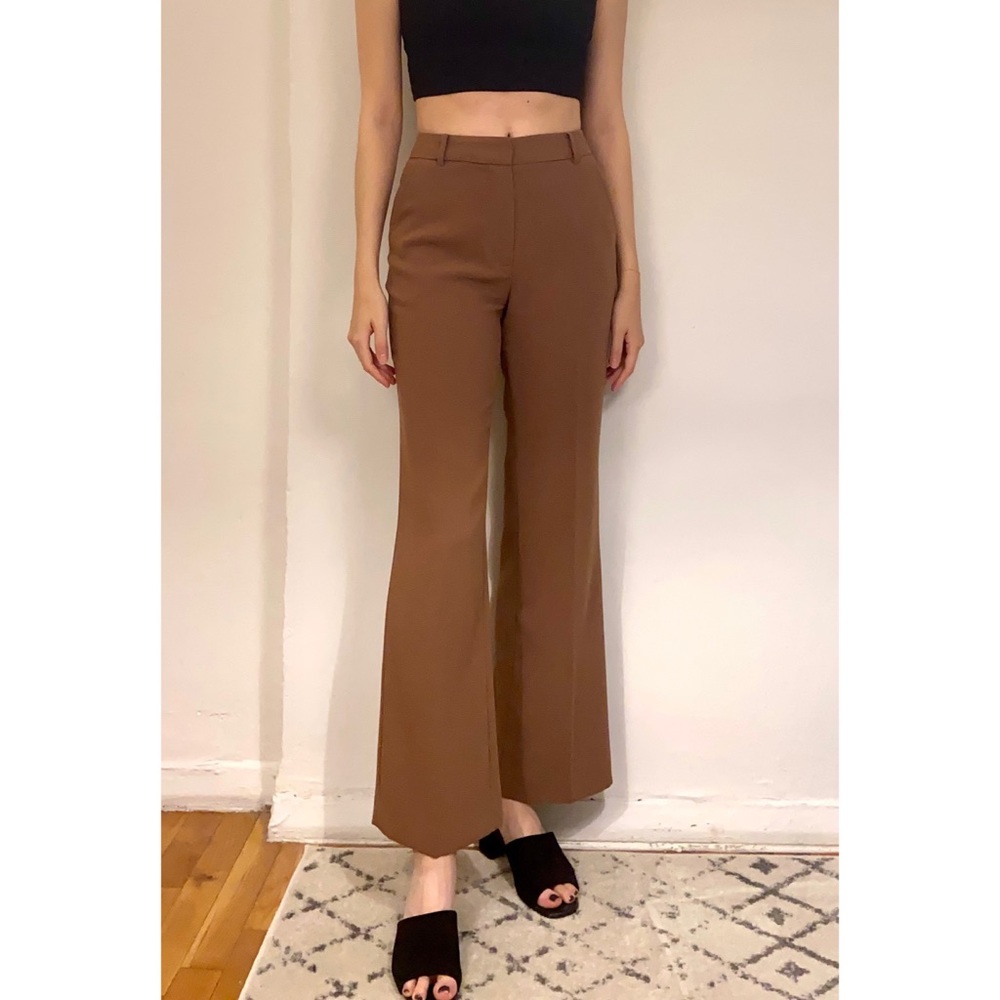 Aritzia camel colored pants